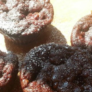 Schoko-Kirsch-Muffins glutenfrei