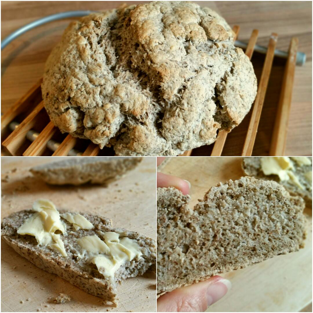 Chia Brot glutenfrei und vegan Collage1