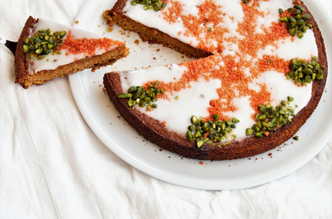 Möhrenkuchen glutenfrei und vegan, Karottenkuchen