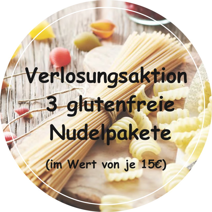 Verlosungsaktion 3 glutenfreie Nudelpakete