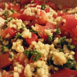 Paprika Salat vegan und glutenfrei