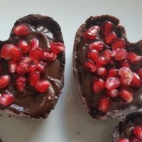 Schokoladen Tartes glutenfrei zum Valentinstag