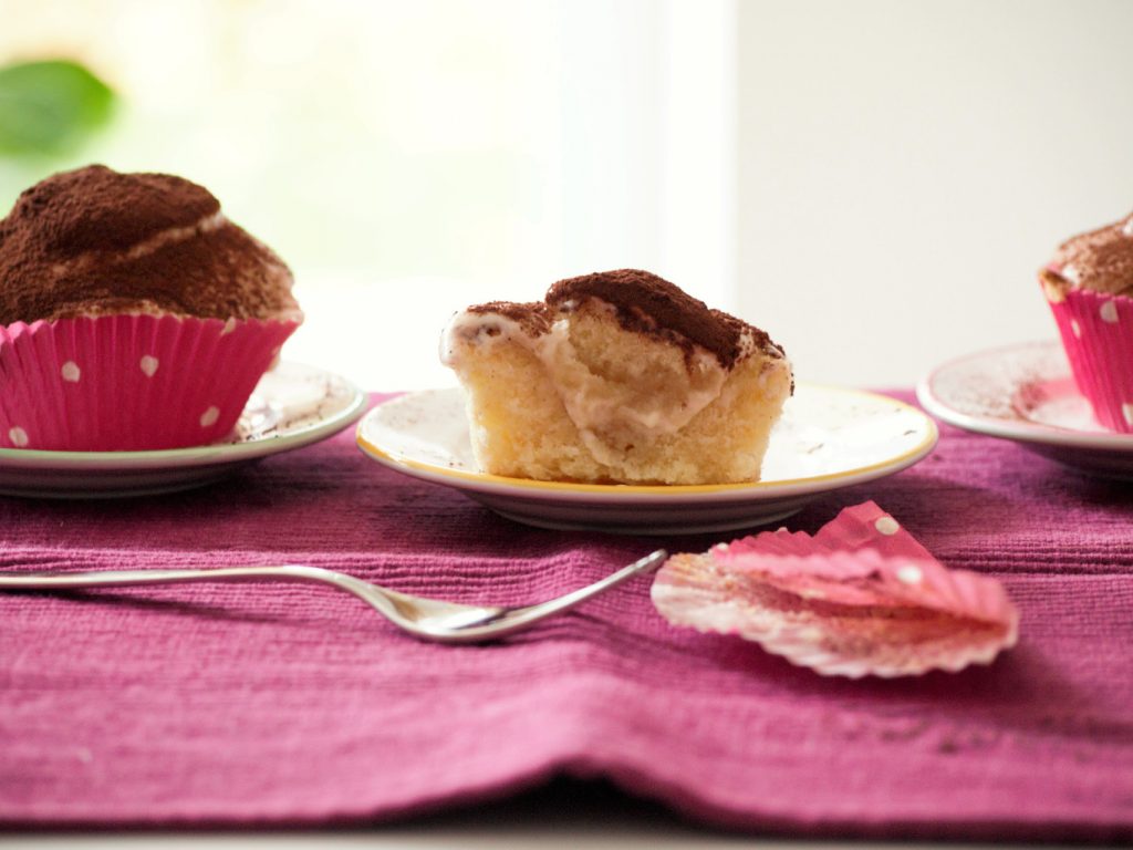 Tiramisu Muffins glutenfrei und vegan mit Reismehl