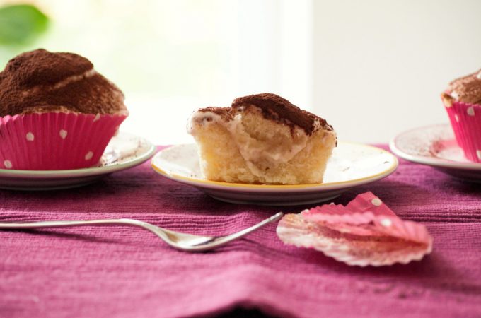 Tiramisu Muffins glutenfrei und vegan mit Reismehl
