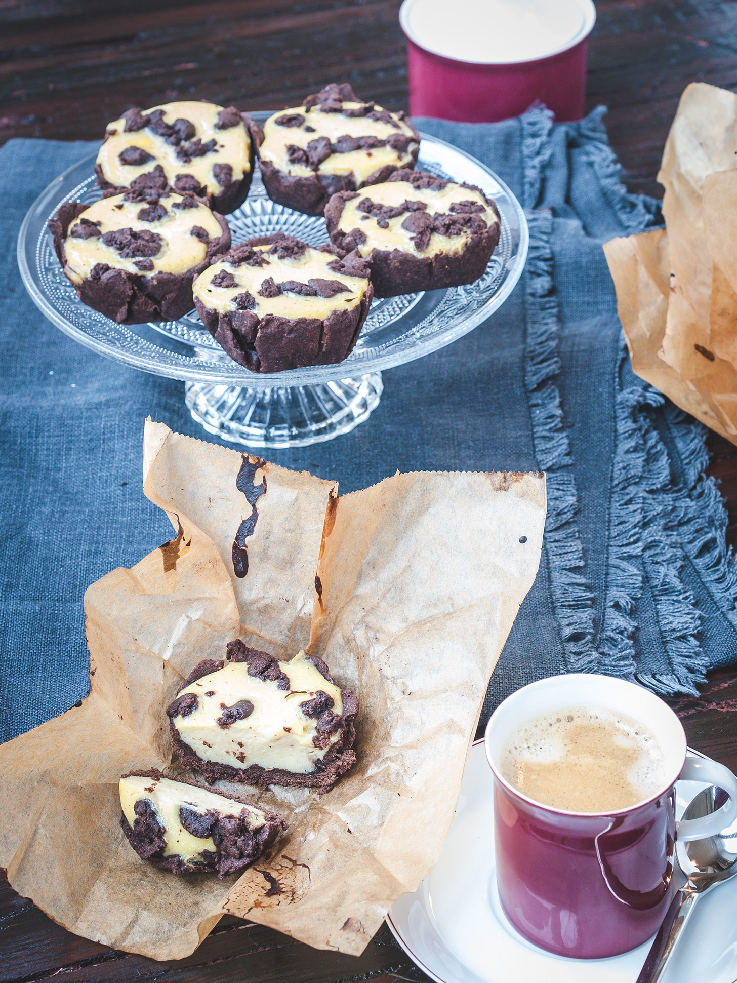 Zupfkuchen Muffins glutenfrei und vegan